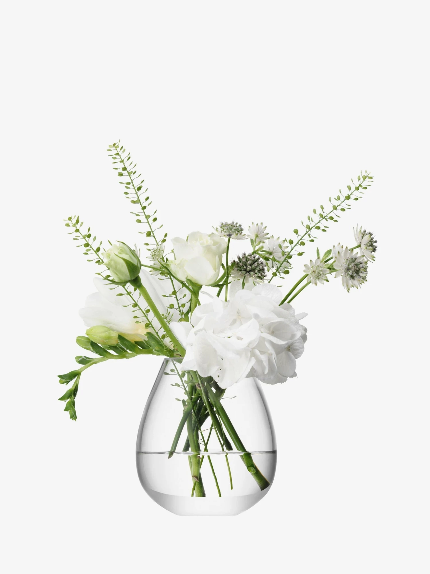 LSA International 9.5cm Clear Flower Mini Table Vase 4 LSA International 9.5cm Clear Flower Mini Table Vase