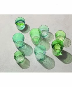 LSA International Set of 4 Assorted Jade 310ml Gems Tumbler Glasses