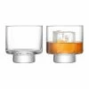LSA International Set of 2 Metropole Mouthblown Glass Tumblers 1 LSA International Set of 2 Metropole Mouthblown Glass Tumblers