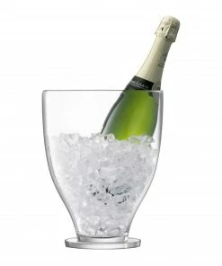 LSA International Epoque Mouthblown Glass Champagne Bucket