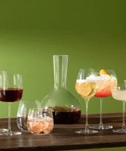 LSA International Borough Cocktail Saucer 240 ml Clear X 4 Pcs 13 LSA International Borough Cocktail Saucer 240 ml Clear X 4 Pcs