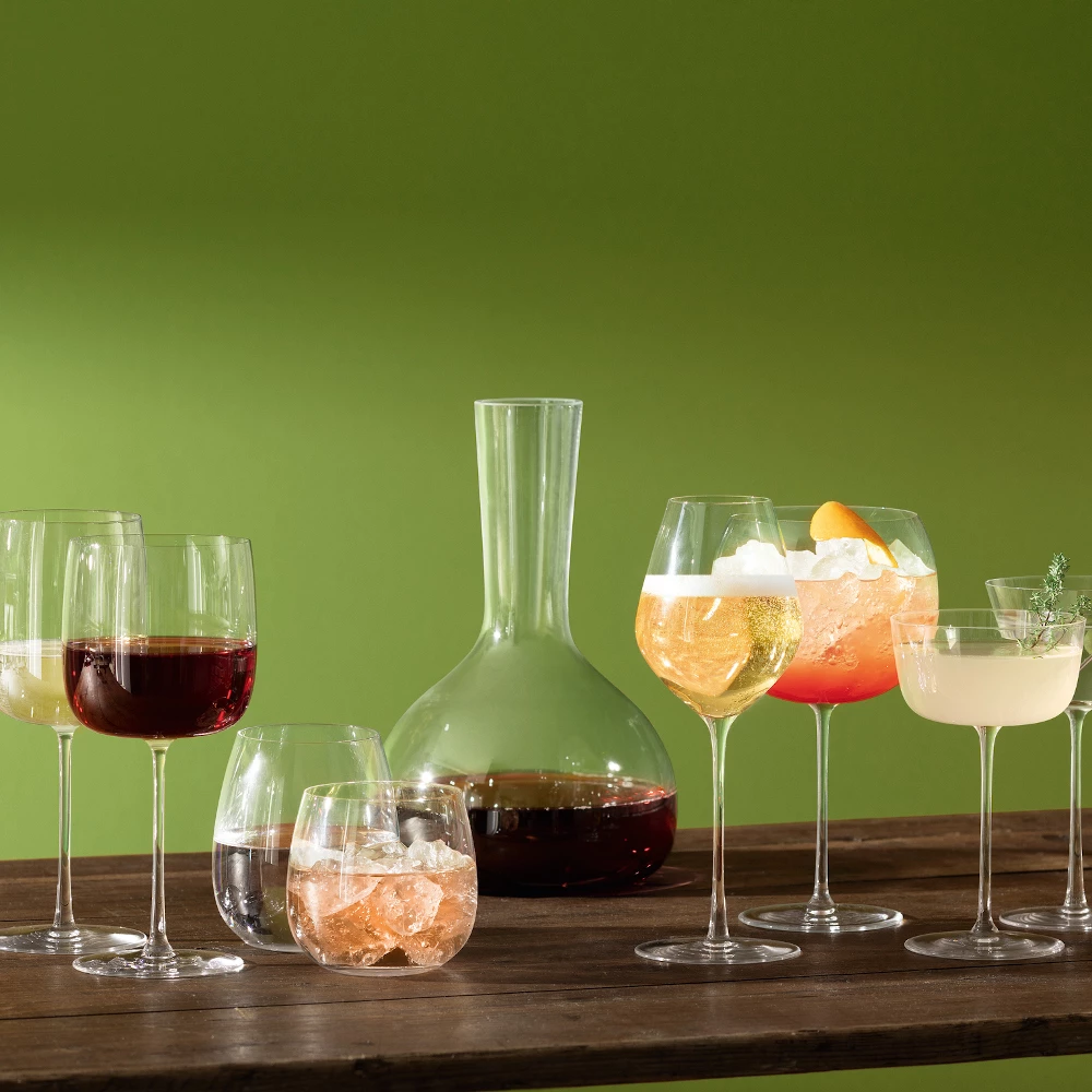 LSA International Borough Cocktail Saucer 240 ml Clear X 4 Pcs 8 LSA International Borough Cocktail Saucer 240 ml Clear X 4 Pcs