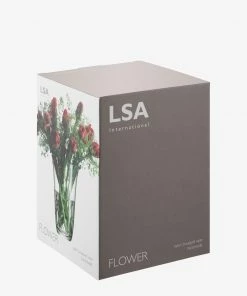 LSA International 23cm Clear Flower Open Bouquet Vase 8 LSA International 23cm Clear Flower Open Bouquet Vase