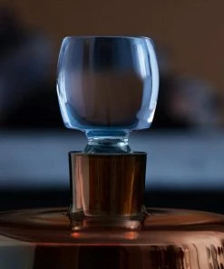 LSA International Peat Brown Whisky Club Connoisseur Set & Walnut Tray 12 LSA International Peat Brown Whisky Club Connoisseur Set & Walnut Tray