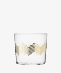 LSA International Chevron Tumbler 310ml Set of 4 9 LSA International Chevron Tumbler 310ml Set of 4