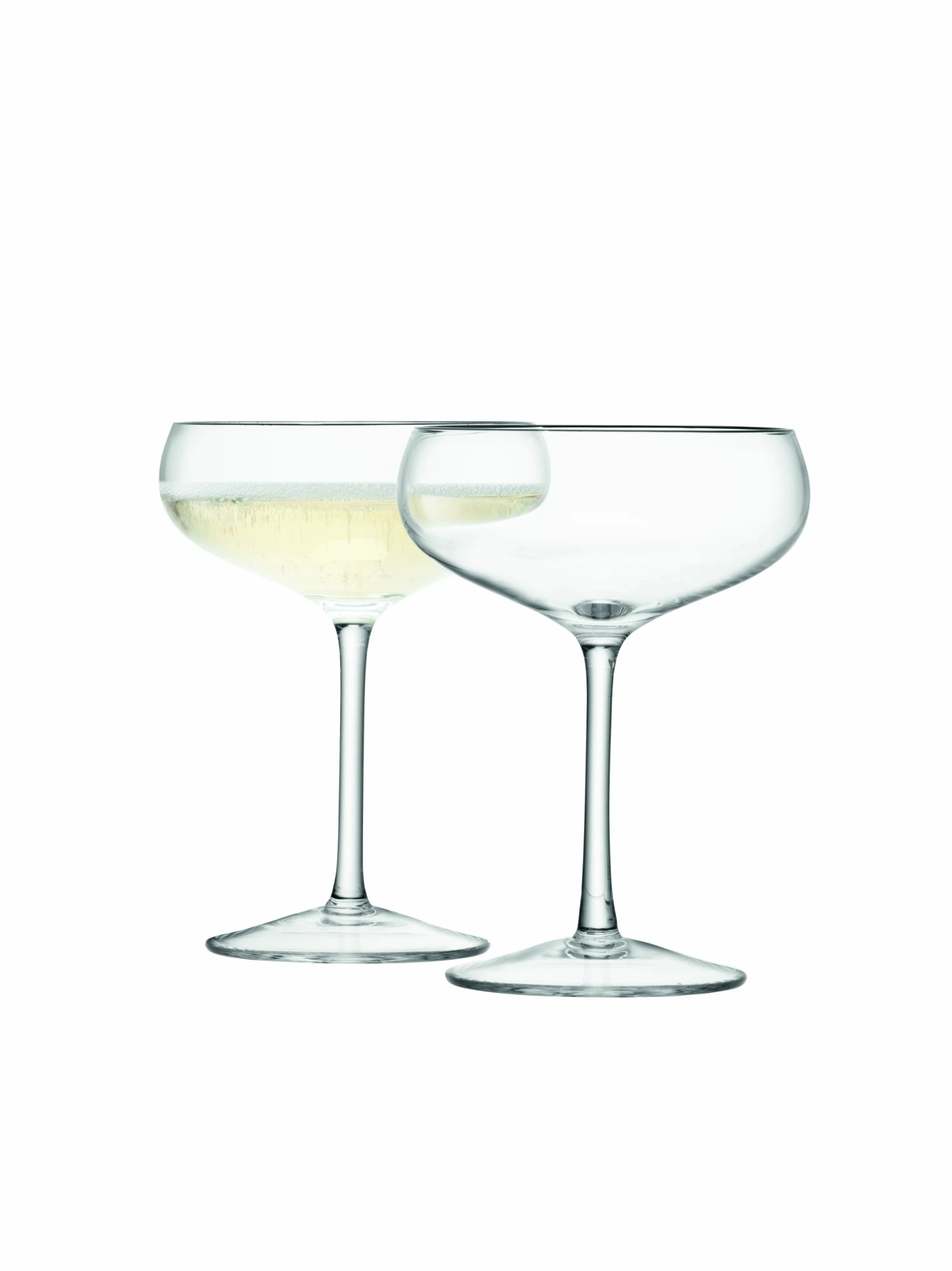 LSA International Set of 4 Wine Champagne Saucer 215ml 7 LSA International Set of 4 Wine Champagne Saucer 215ml