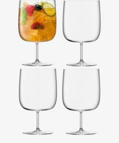 LSA International Set of 4 625ml Clear Craft Borough Beer Glass