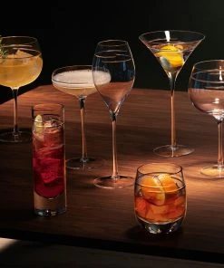 LSA International Verso Gin Cocktail Balloon Glass - Set of 2 11 LSA International Verso Gin Cocktail Balloon Glass - Set of 2