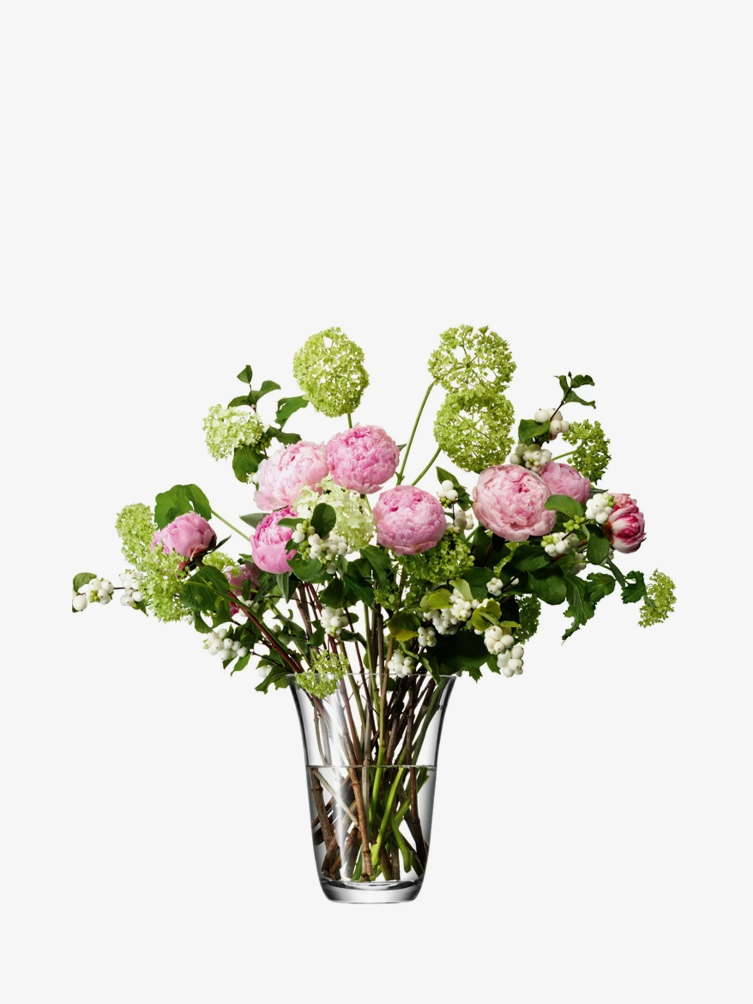 LSA International 23cm Clear Flower Open Bouquet Vase 4 LSA International 23cm Clear Flower Open Bouquet Vase