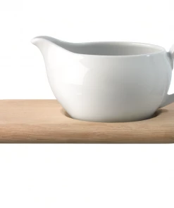 LSA International Dine Sauceboat & Oak Stand