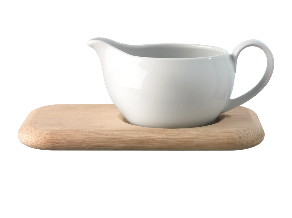 LSA International Dine Sauceboat & Oak Stand 3 LSA International Dine Sauceboat & Oak Stand