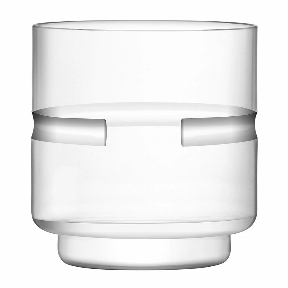 LSA International Set of 2 Horizon Hand-Cut Tumbler Glasses 5 LSA International Set of 2 Horizon Hand-Cut Tumbler Glasses