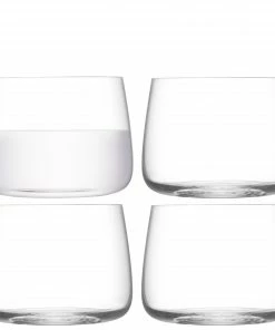 LSA International Set of Metropolitan Stemless Glass Set of 4 - 360ml