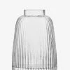 LSA International 26cm Clear Pleat Vase 2 LSA International 26cm Clear Pleat Vase