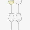 LSA International Set of 4 285ml Tulip Borough Champagne Glass