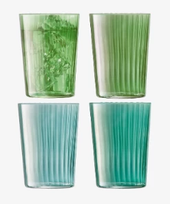 LSA International 560ml Gems Ripple Glass Jade Green - Set of 4 13 LSA International 560ml Gems Ripple Glass Jade Green - Set of 4