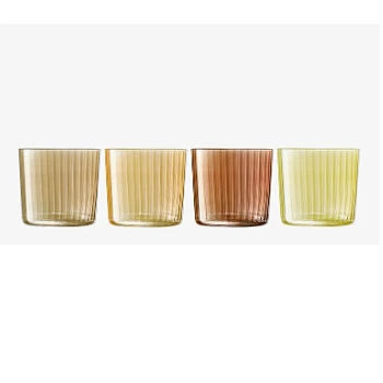 LSA International 310ml Gems Ripple Glass Amber - Set of 4 3 LSA International 310ml Gems Ripple Glass Amber - Set of 4