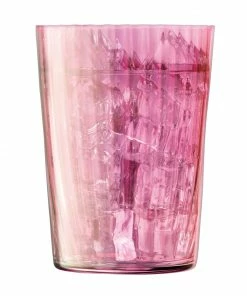 LSA International Gems Tumbler 560 ml Assorted Colours Garnet X 4 Pcs