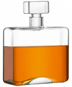 LSA International Cask Whisky Rectangle Decanter I Litre