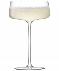 LSA International Set of 4 Metropolitan Champagne Saucer