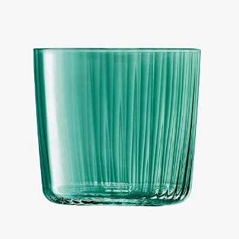 LSA International 310ml Gems Ripple Glass Jade Green - Set of 4 9 LSA International 310ml Gems Ripple Glass Jade Green - Set of 4