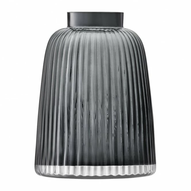LSA International H26cm Grey Pleat Vase 6 LSA International H26cm Grey Pleat Vase