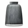 LSA International H26cm Grey Pleat Vase 1 LSA International H26cm Grey Pleat Vase