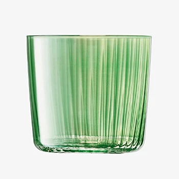 LSA International 310ml Gems Ripple Glass Jade Green - Set of 4 10 LSA International 310ml Gems Ripple Glass Jade Green - Set of 4
