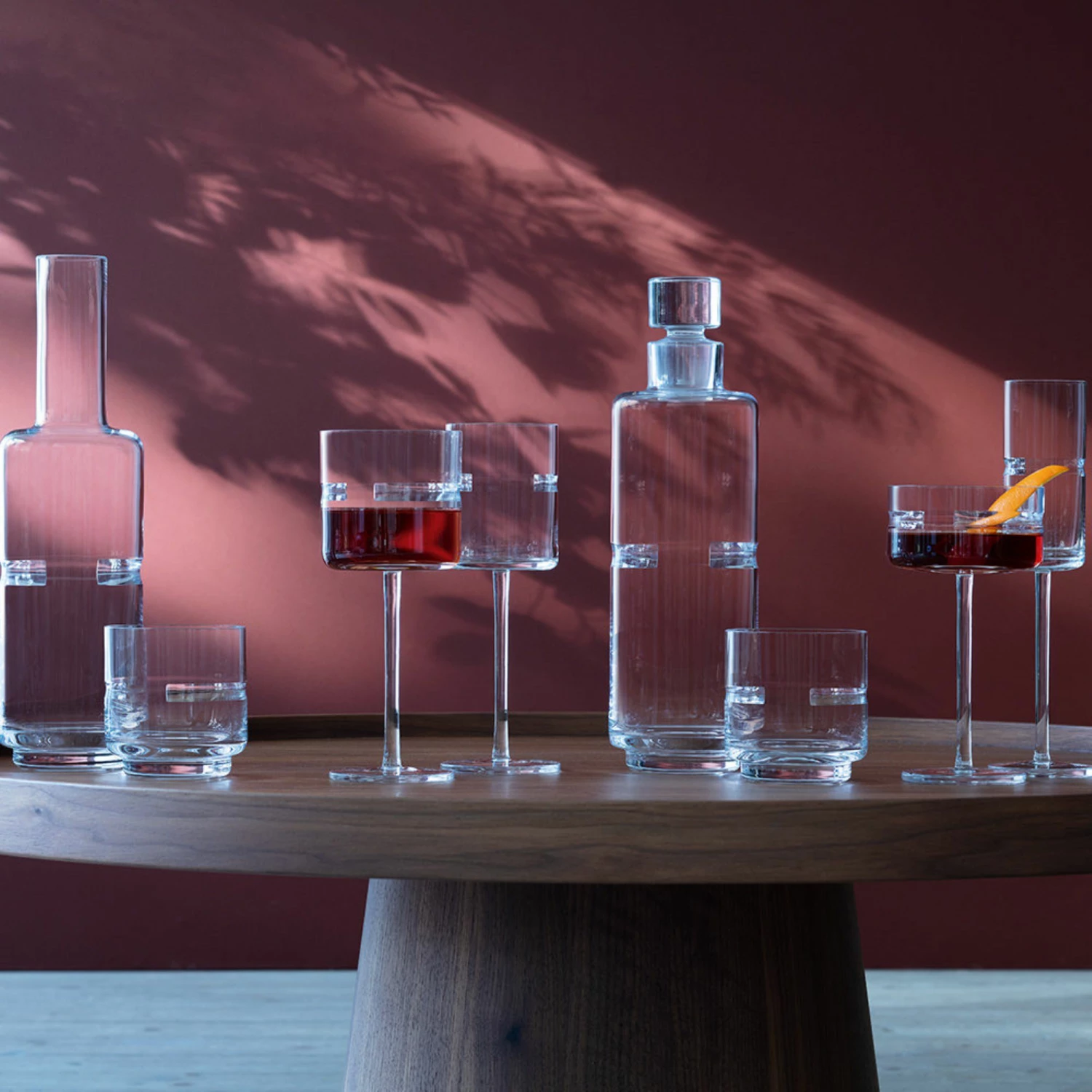 LSA International Horizon 1 Litre Hand Cut Glass Carafe 4 LSA International Horizon 1 Litre Hand Cut Glass Carafe