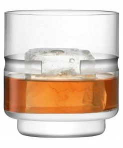 LSA International Set of 2 Horizon Hand-Cut Tumbler Glasses 7 LSA International Set of 2 Horizon Hand-Cut Tumbler Glasses