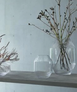 LSA International Clear Rotunda Glass Vase 37cm