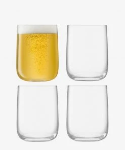 LSA International Set of 4 625ml Clear Borough Bar Glass