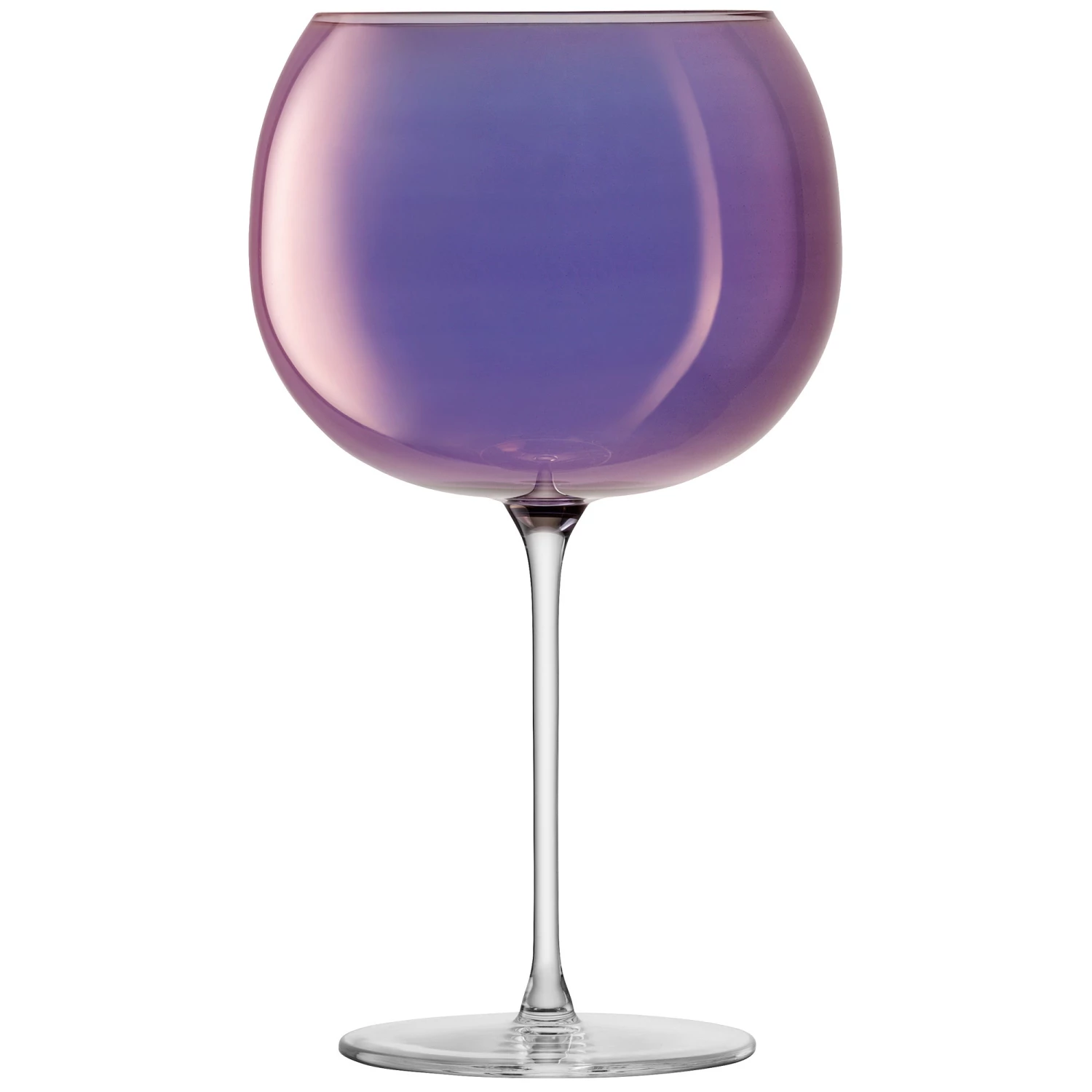 LSA International Set of 4 Polar Violet Aurora Large Balloon Glasses - 680ml 4 LSA International Set of 4 Polar Violet Aurora Large Balloon Glasses - 680ml