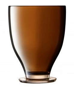LSA International Epoque Mouthblown Glass Champagne Bucket - Amber