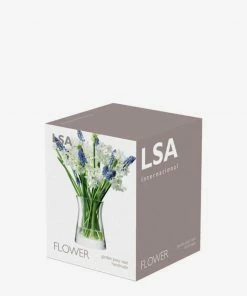 LSA International 13cm Clear Flower Garden Posy Vase 8 LSA International 13cm Clear Flower Garden Posy Vase