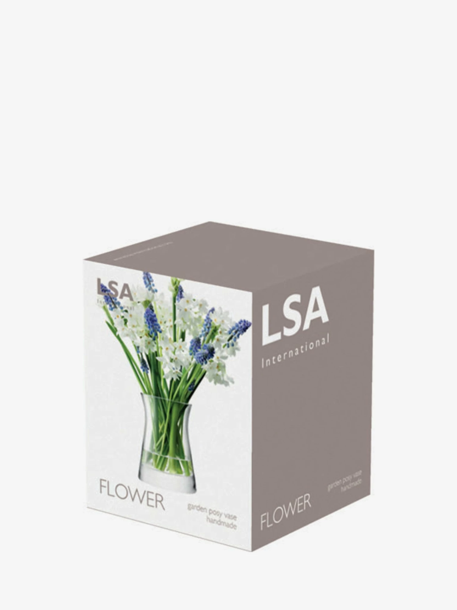 LSA International 13cm Clear Flower Garden Posy Vase 5 LSA International 13cm Clear Flower Garden Posy Vase