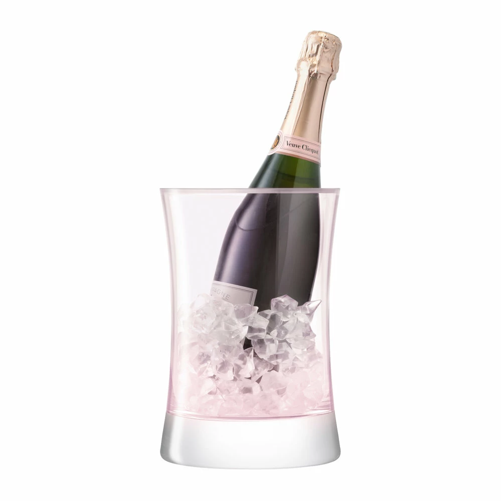 LSA International Moya Blush Champagne Serving Set - Ice Bucket & Flutes 5 LSA International Moya Blush Champagne Serving Set - Ice Bucket & Flutes