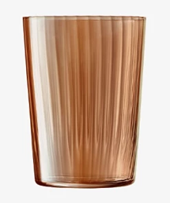 LSA International 560ml Gems Ripple Glass Amber - Set of 4 17 LSA International 560ml Gems Ripple Glass Amber - Set of 4