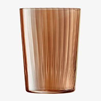 LSA International 560ml Gems Ripple Glass Amber - Set of 4 10 LSA International 560ml Gems Ripple Glass Amber - Set of 4