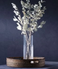 LSA International Tall Wicker Vase