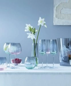 LSA International Set of 2 Pink/Grey 250ml Dusk Champagne Flutes 7 LSA International Set of 2 Pink/Grey 250ml Dusk Champagne Flutes