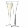 LSA International Set of 2 Bar Hollow Stem Flutes 200ml 1 LSA International Set of 2 Bar Hollow Stem Flutes 200ml