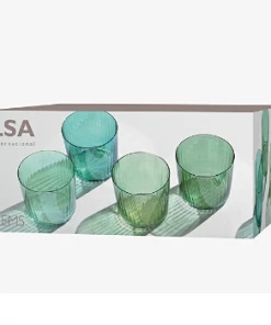 LSA International Gems Ripple Glass - Set of 8 13 LSA International Gems Ripple Glass - Set of 8