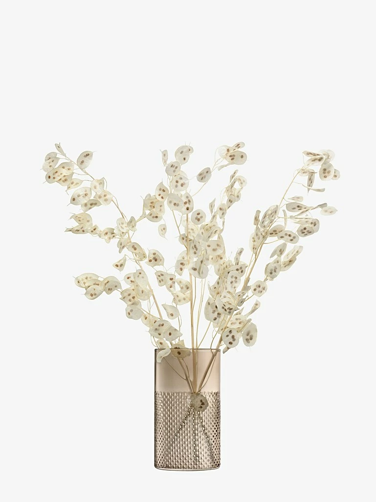 LSA International Taupe Wicker Vase/Lantern H25cm 5 LSA International Taupe Wicker Vase/Lantern H25cm