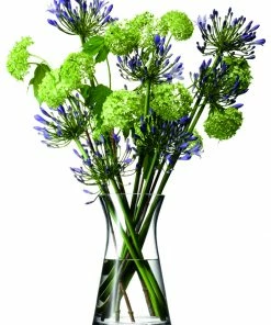 LSA International Flower Mixed Bouquet Glass Vase