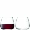 LSA International Set of 2 Wine Culture Stemless Wine Glasses 1 LSA International Set of 2 Wine Culture Stemless Wine Glasses