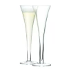 LSA International Bar Hollow Stem Flute 200ml Clear Pair 1 LSA International Bar Hollow Stem Flute 200ml Clear Pair