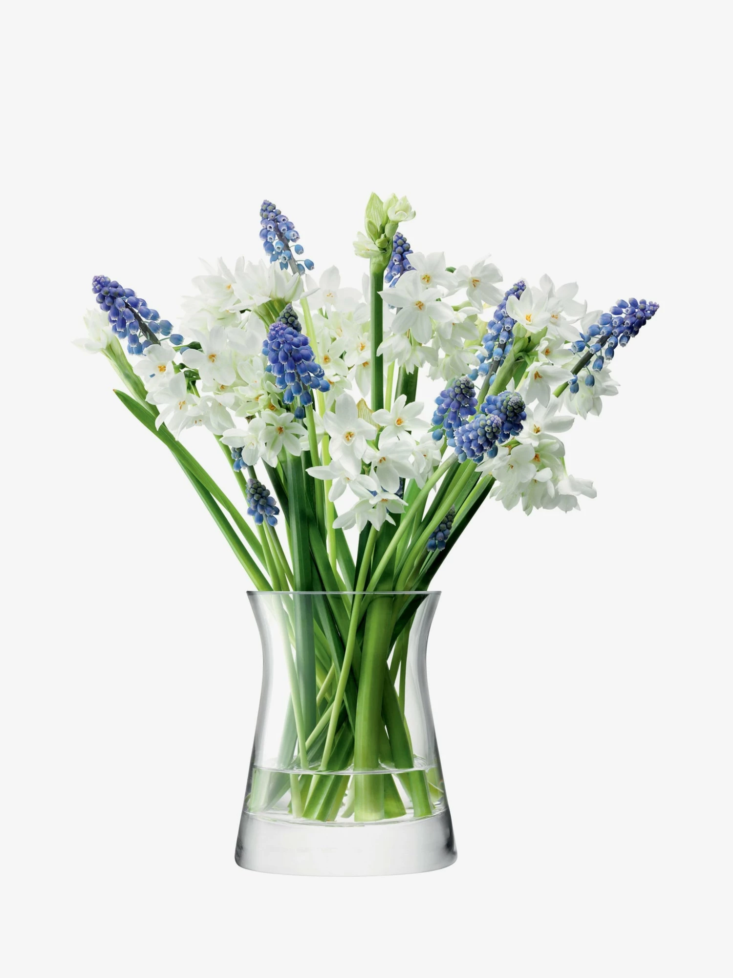 LSA International 13cm Clear Flower Garden Posy Vase 6 LSA International 13cm Clear Flower Garden Posy Vase