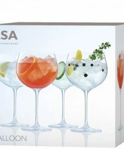 LSA International Set of 4 Gin Balloon Glasses 680ml 7 LSA International Set of 4 Gin Balloon Glasses 680ml