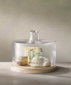 LSA International Wicker Cake/Cheese Dome with Ash Base 9 LSA International Wicker Cake/Cheese Dome with Ash Base